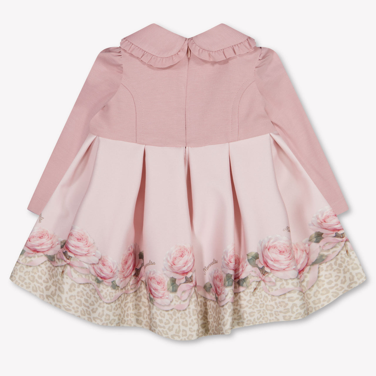 MonnaLisa Baby Meisjes Jurk In Licht Roze