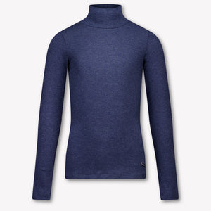 MonnaLisa Kinder Meisjes T-Shirt In Navy