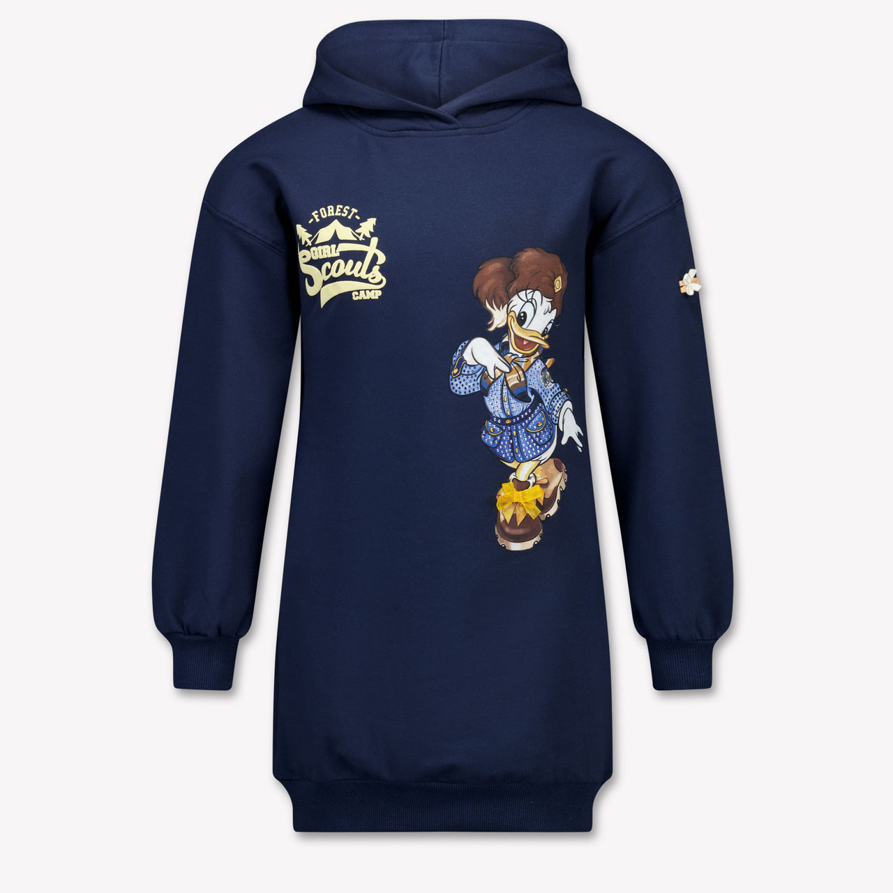 MonnaLisa Kinder Meisjes Jurk In Navy
