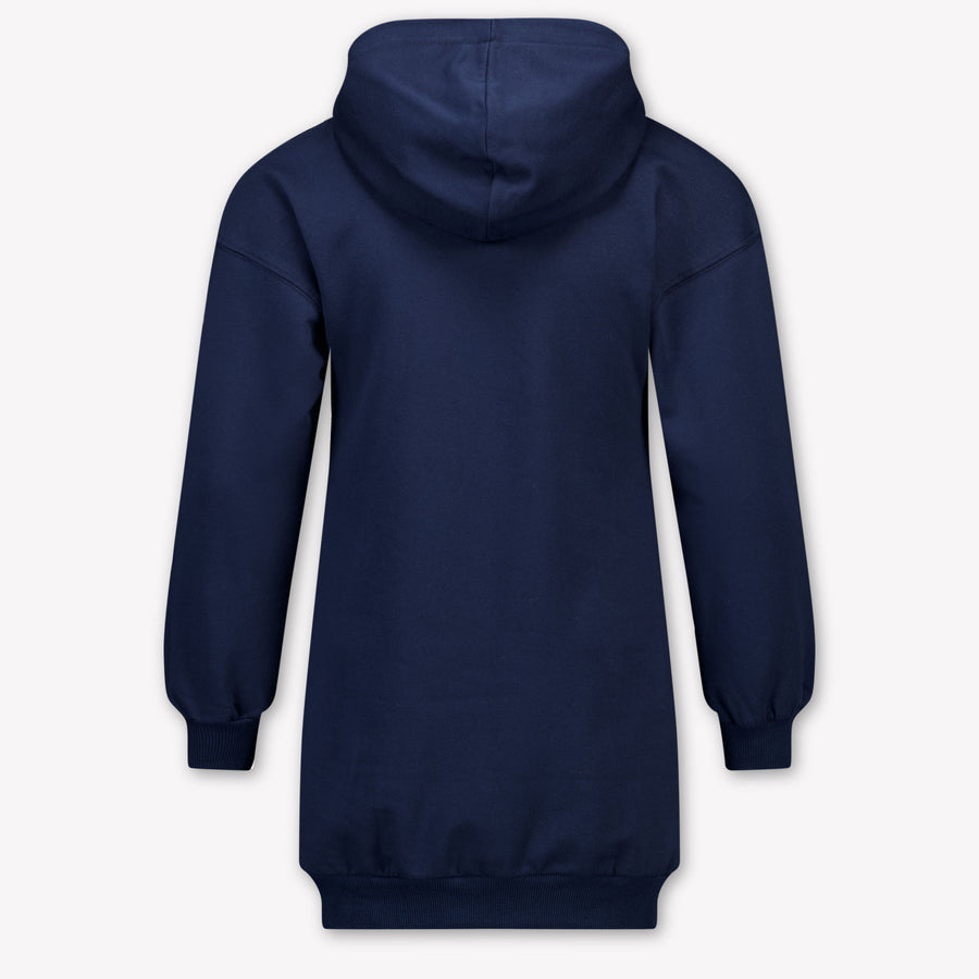 MonnaLisa Kinder Meisjes Jurk In Navy