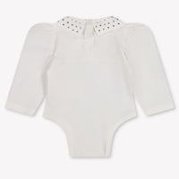 MonnaLisa Baby Meisjes Rompertje In Off White
