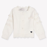 MonnaLisa Baby Meisjes Vest In Off White