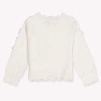 MonnaLisa Baby Meisjes Vest In Off White