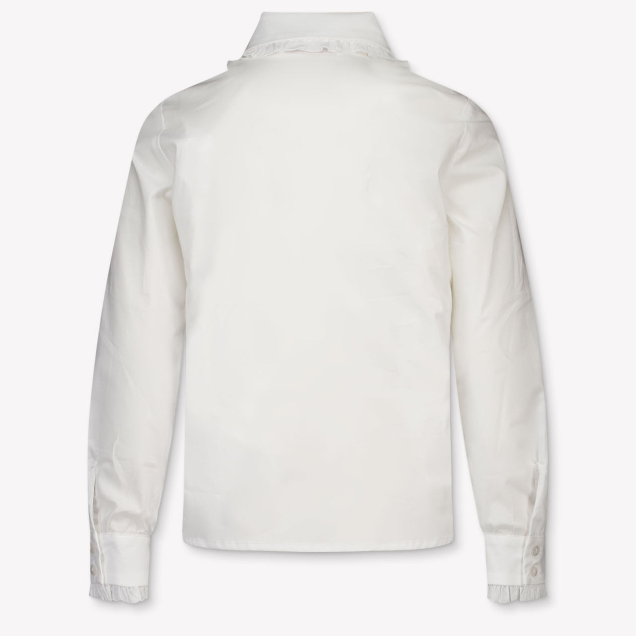 MonnaLisa Kinder Meisjes Blouse In Wit