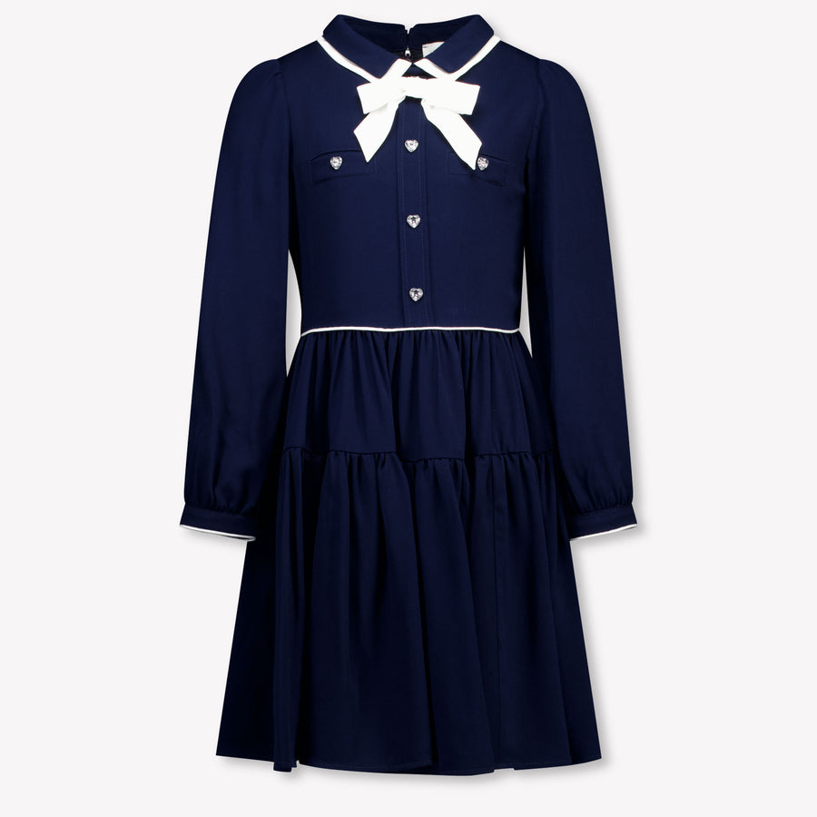 MonnaLisa Girls Dress in Navy