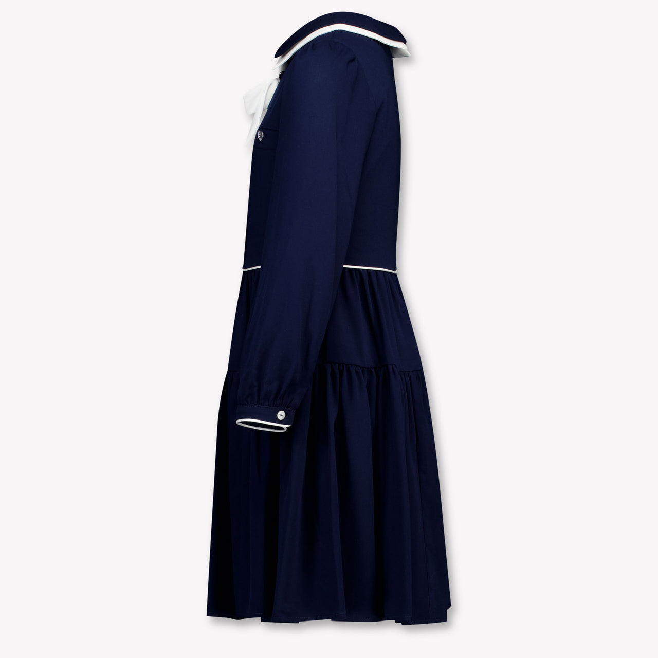 MonnaLisa Kinder Meisjes Jurk In Navy