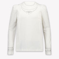 MonnaLisa Kinder Meisjes T-Shirt In Off White