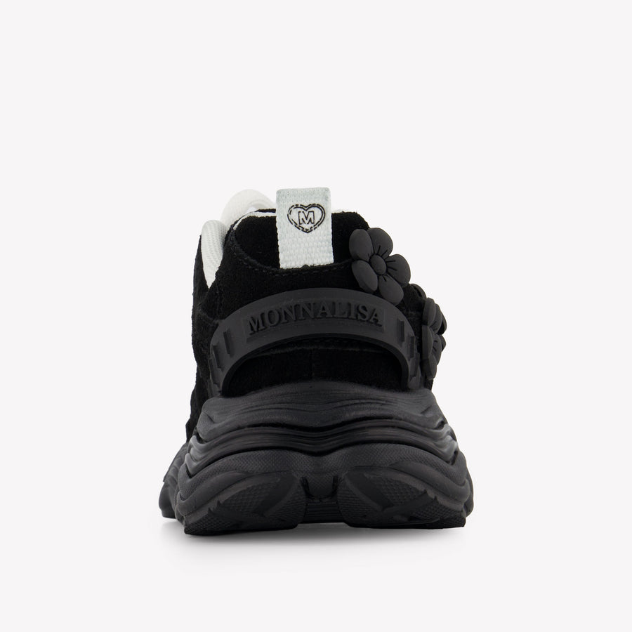 MonnaLisa Kinder Meisjes Sneakers In Zwart