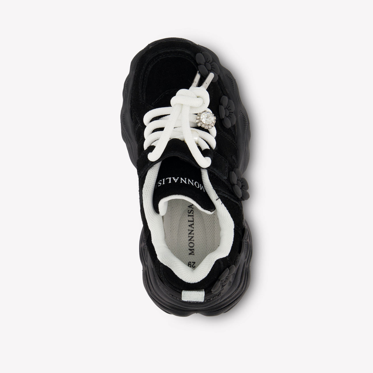 MonnaLisa Kinder Meisjes Sneakers In Zwart