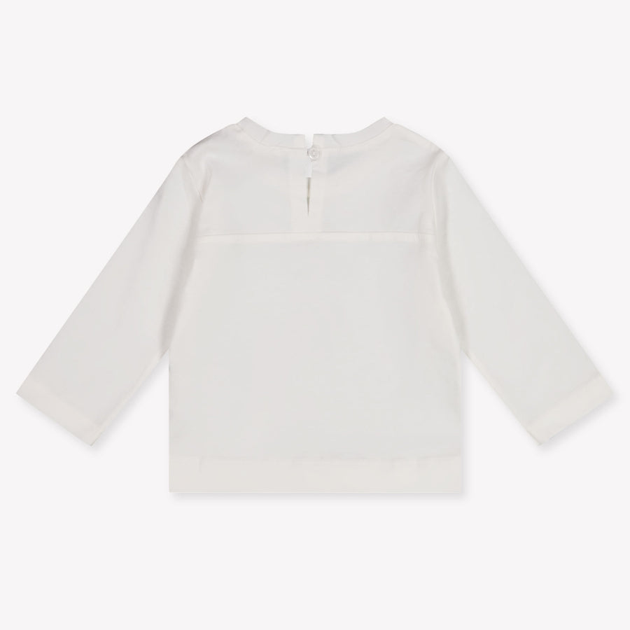 MonnaLisa Baby Meisjes T-Shirt In Off White