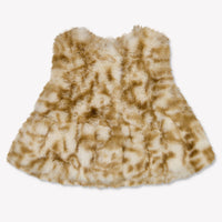 MonnaLisa Baby Meisjes Bodywarmer In Beige