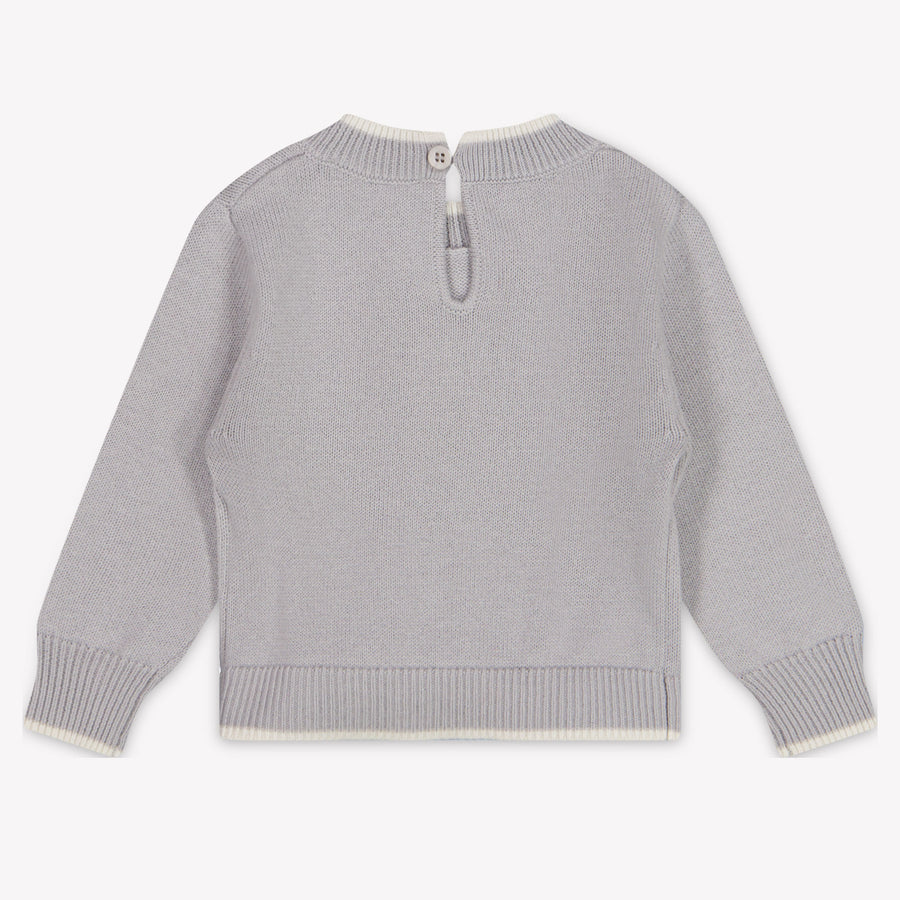 MonnaLisa Baby Meisjes Trui In Licht Grijs