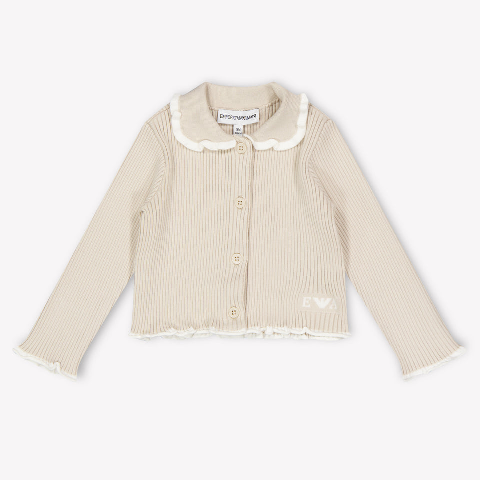 Armani Baby Meisjes Vest In Beige