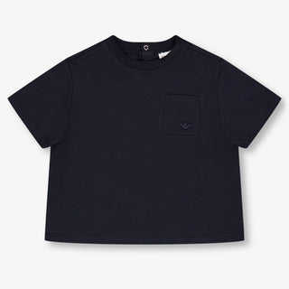 Armani Baby Jongens T-Shirt In Navy
