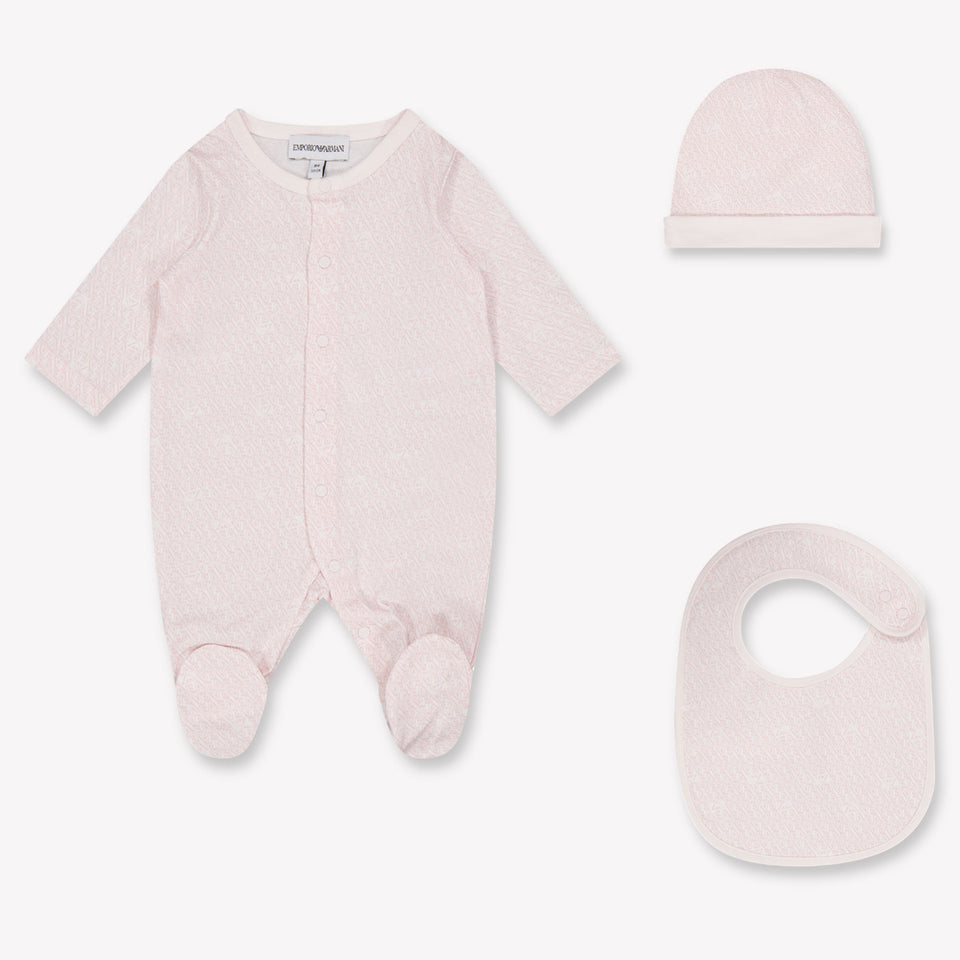 Armani Baby Unisex Boxpakje In Licht Roze