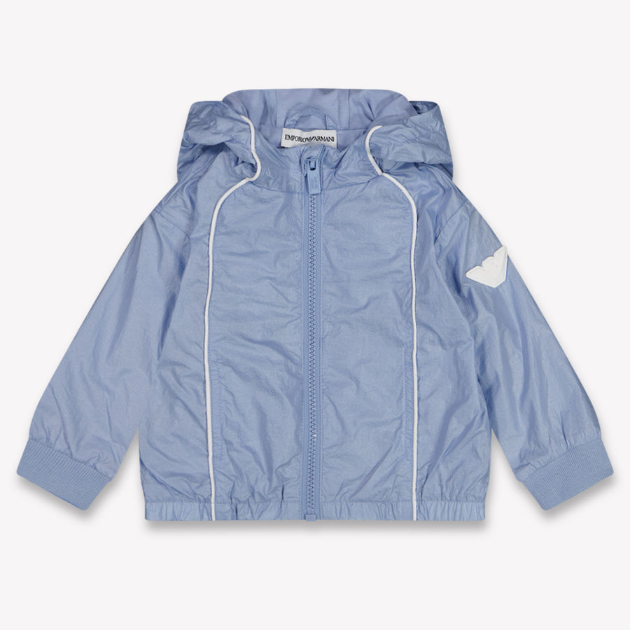 Armani Baby Jongens Zomerjas In Licht Blauw
