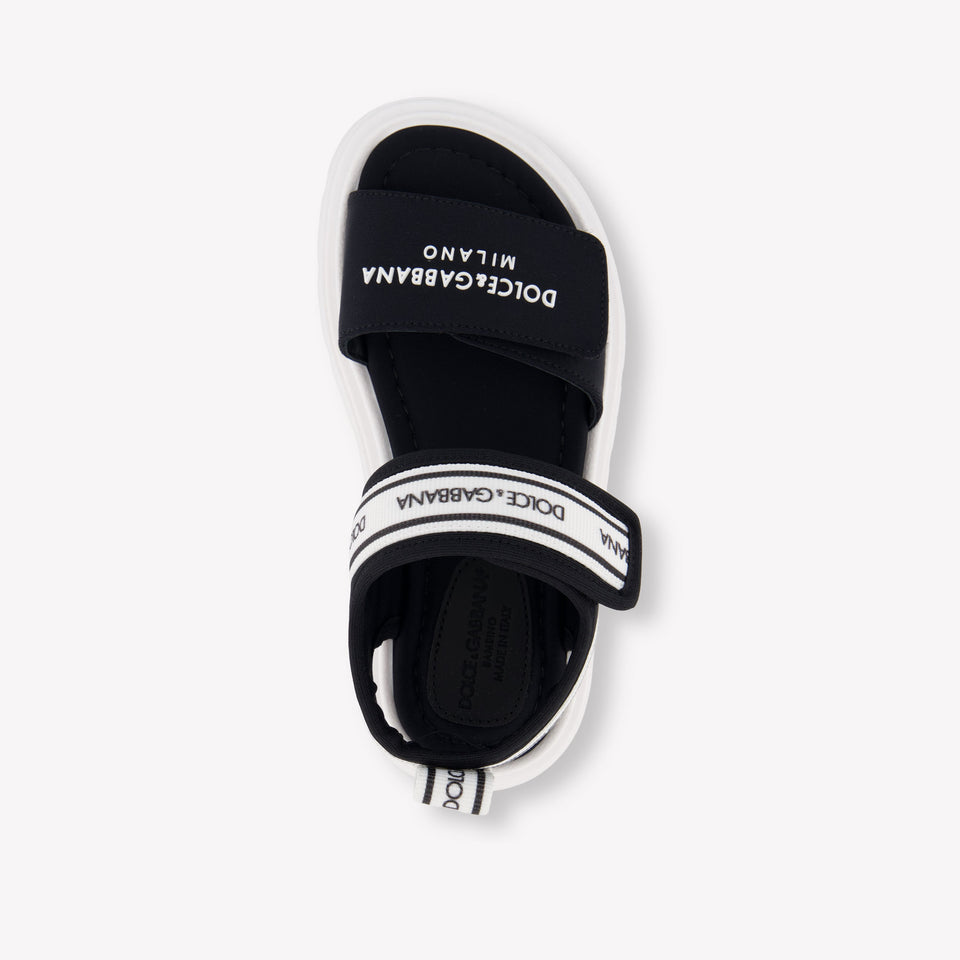 Dolce & Gabbana Unisex Sandalen In Zwart