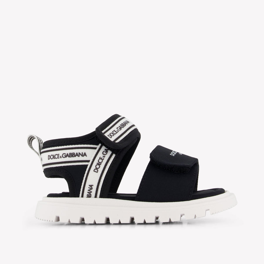Dolce & Gabbana Jongens Sandalen In Zwart
