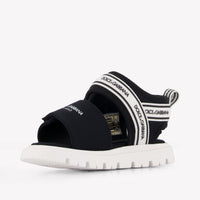 Dolce & Gabbana Jongens Sandalen In Zwart