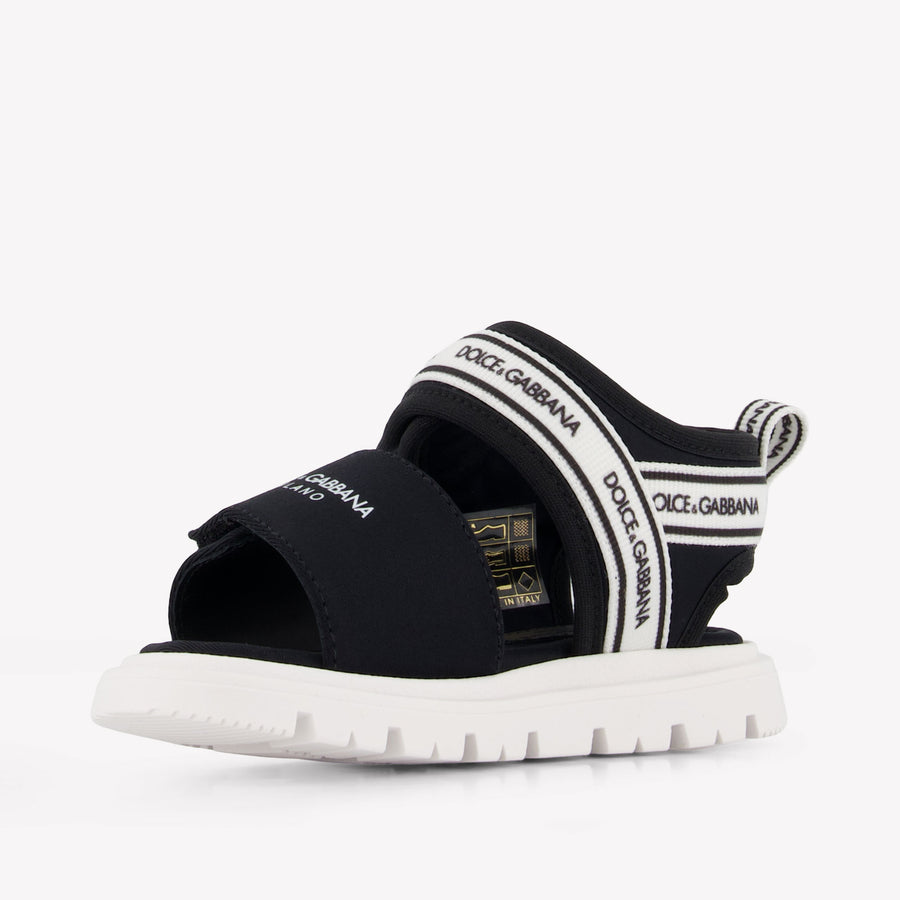 Dolce & Gabbana Jongens Sandalen In Zwart