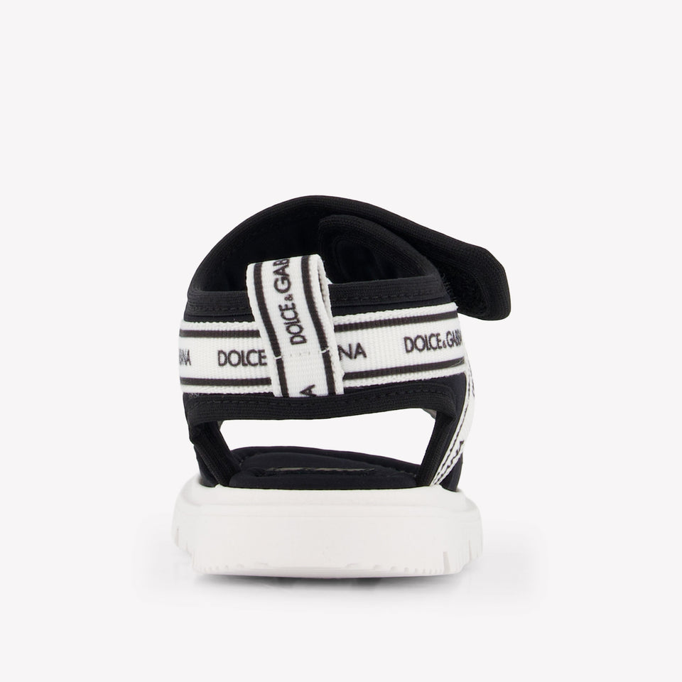 Dolce & Gabbana Jongens Sandalen In Zwart
