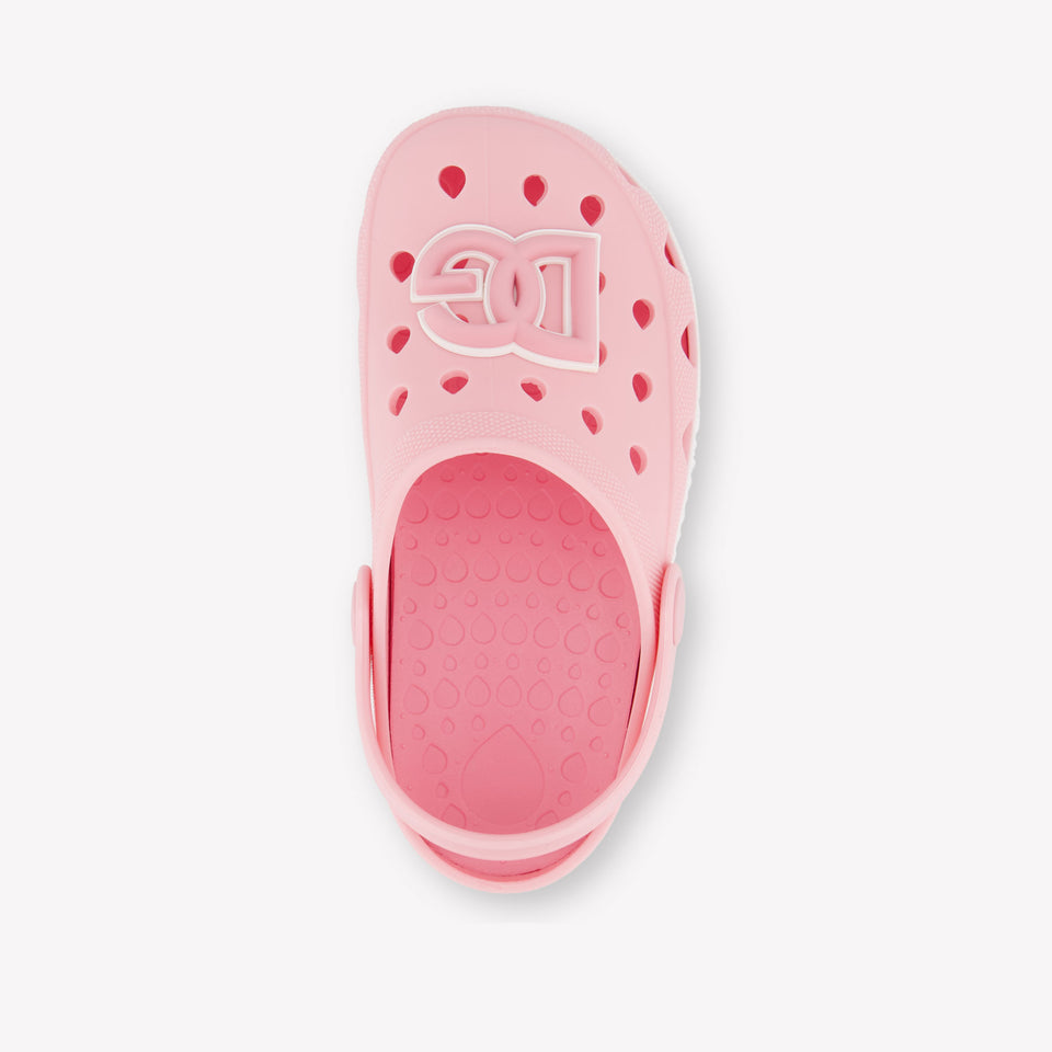 Dolce & Gabbana Unisex Sandalen In Licht Roze