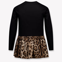 Dolce & Gabbana Kinder Meisjes Jurk In Zwart