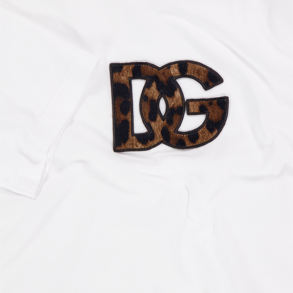 Dolce & Gabbana Kinder Meisjes T-Shirt In Wit