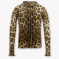 Dolce & Gabbana Kinder Meisjes T-Shirt In Panter