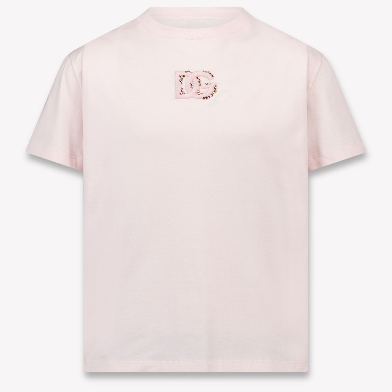 Dolce & Gabbana Kinder Meisjes T-Shirt In Licht Roze