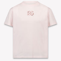 Dolce & Gabbana Kinder Meisjes T-Shirt In Licht Roze