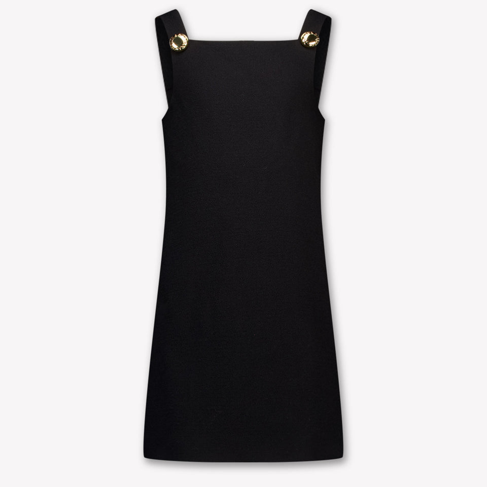 Dolce & Gabbana Kinder Meisjes Jurk In Zwart