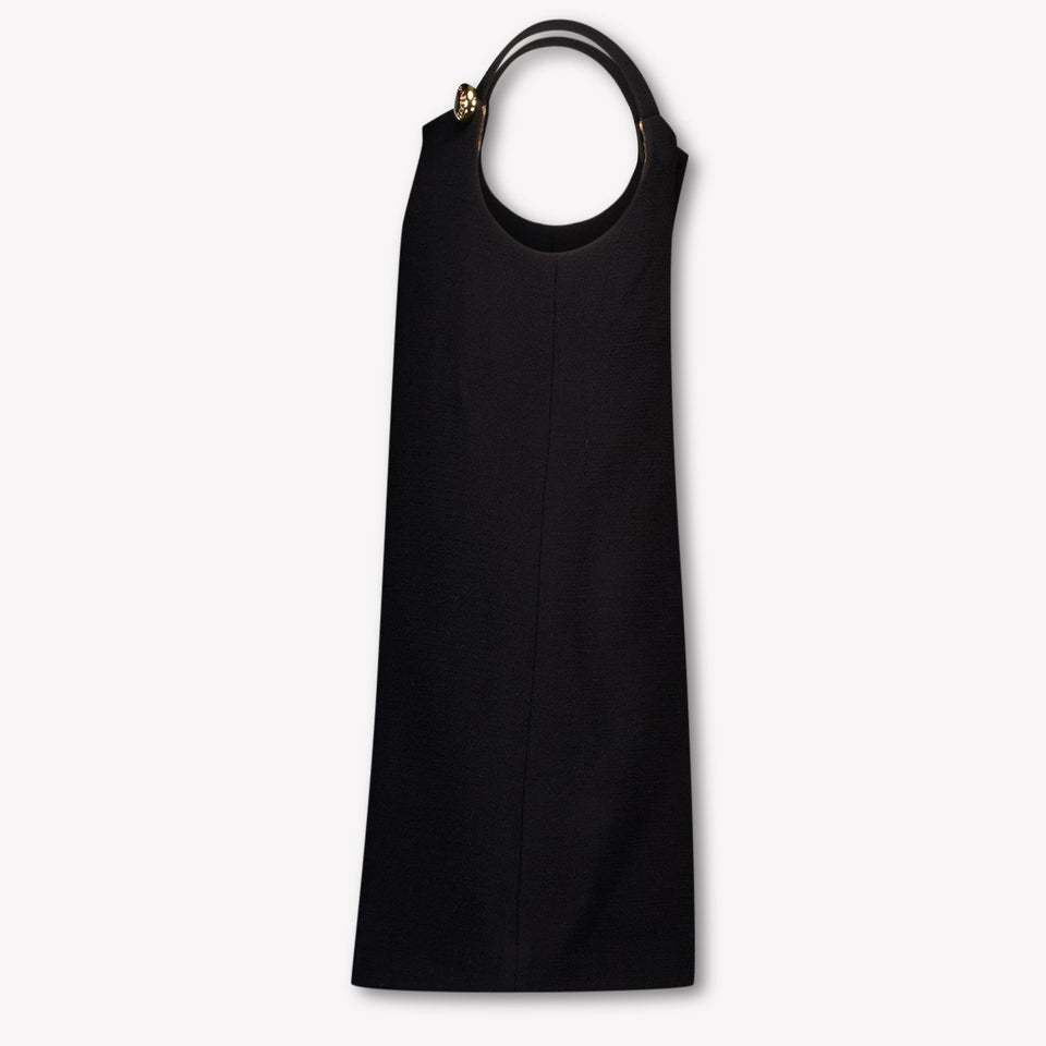 Dolce & Gabbana Kinder Meisjes Jurk In Zwart