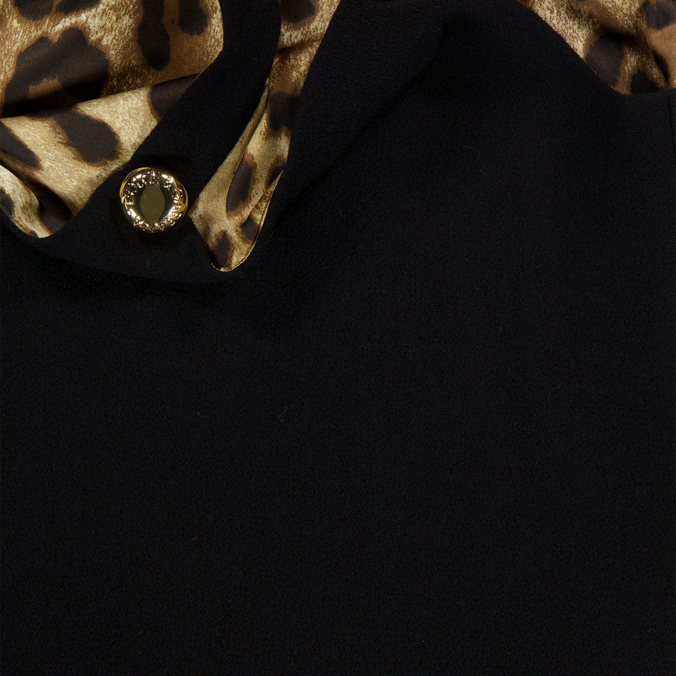 Dolce & Gabbana Kinder Meisjes Jurk In Zwart