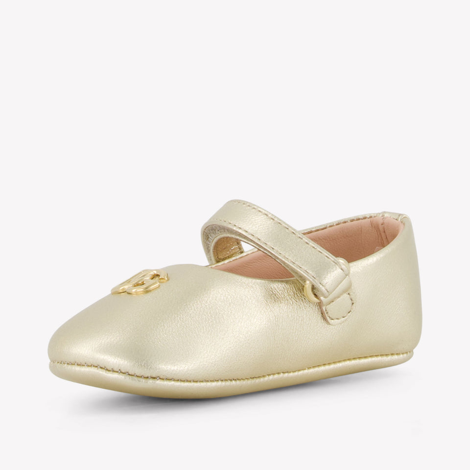 Dolce & Gabbana Baby Meisjes Schoenen In Goud