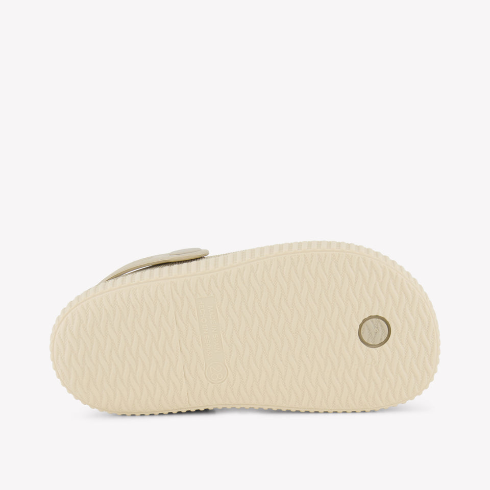 Dolce & Gabbana Unisex Sandalen In Licht Beige