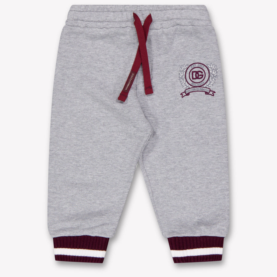 Dolce & Gabbana Baby Jongens Broek In Grijs