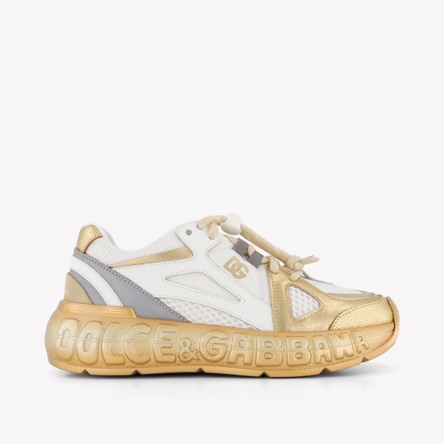 Dolce & Gabbana Kinder Meisjes Sneakers In Goud