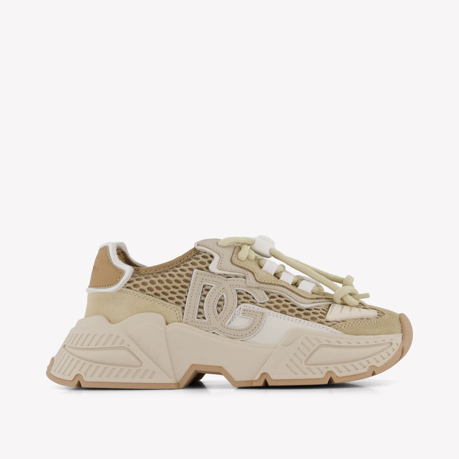 Dolce & Gabbana Kinder Unisex Sneakers In Beige