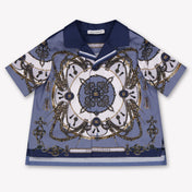 Dolce & Gabbana Baby Jongens Blouse In Blauw