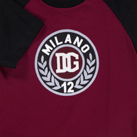 Dolce & Gabbana Baby Jongens T-Shirt In Bordeaux