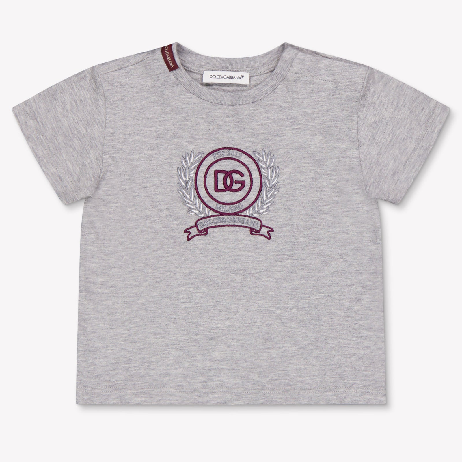 Dolce & Gabbana Baby Jongens T-Shirt In Grijs