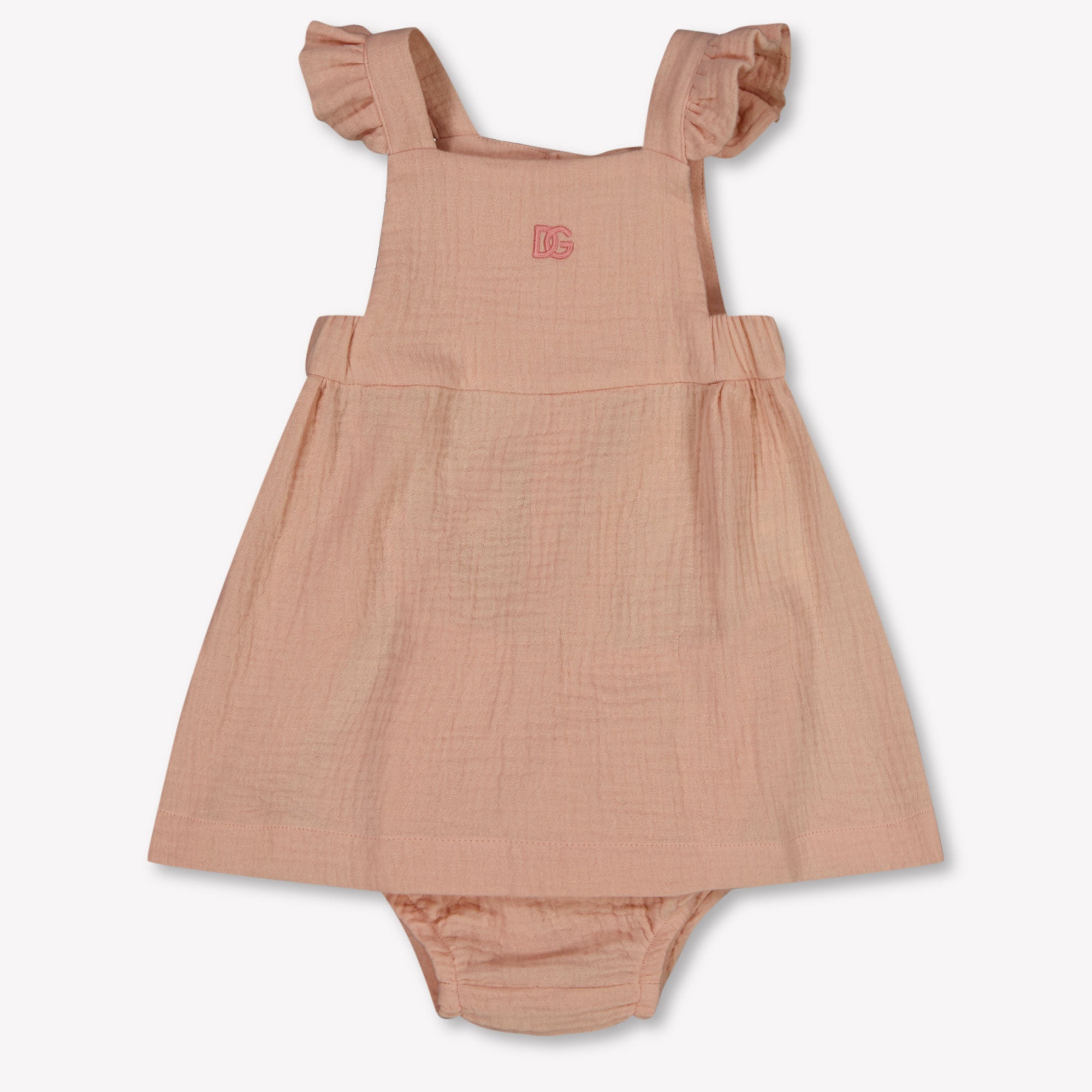 Dolce & Gabbana Baby Meisjes Jurk In Licht Roze