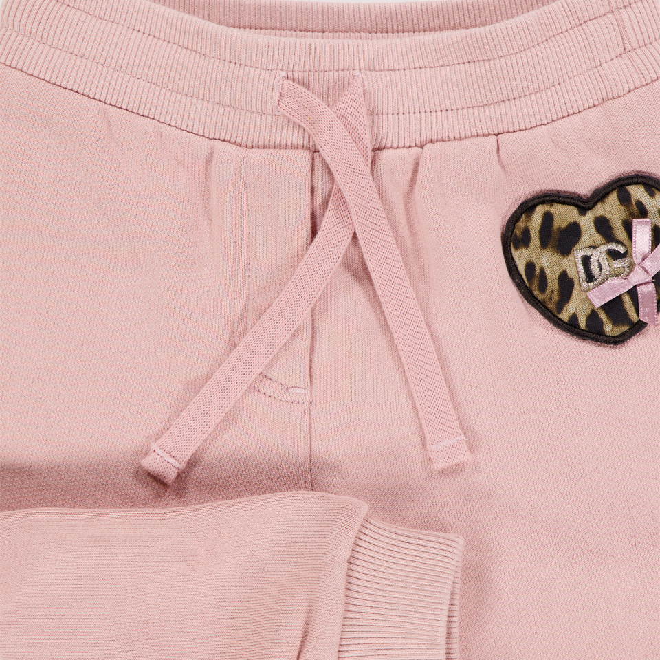 Dolce & Gabbana Baby Meisjes Broek In Licht Roze
