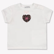 Dolce & Gabbana Baby Meisjes T-Shirt In Wit