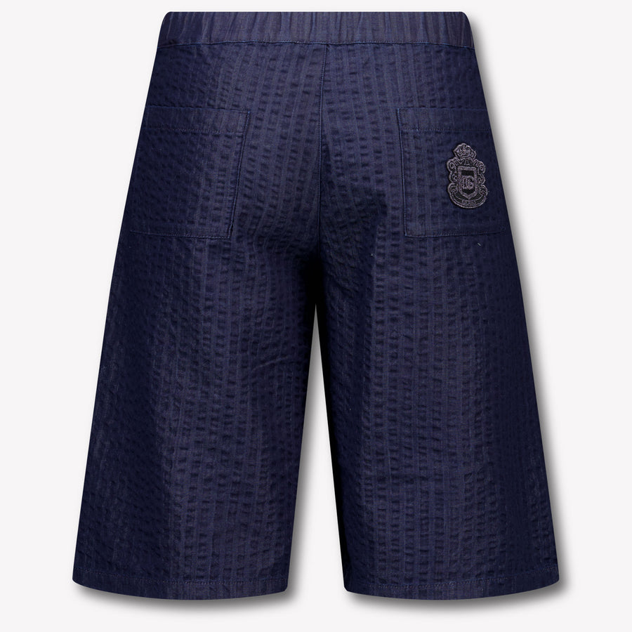 Dolce & Gabbana Kinder Jongens Shorts In Donker Blauw