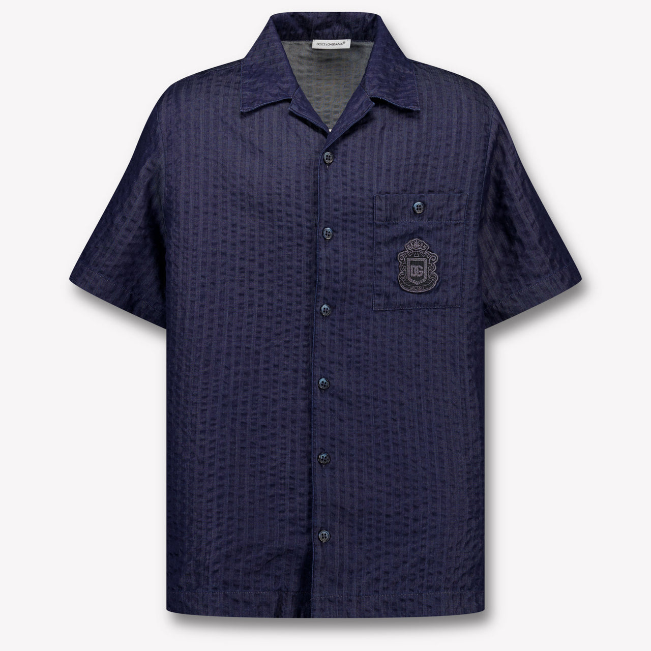 Dolce & Gabbana Kinder Jongens Blouse In Donker Blauw