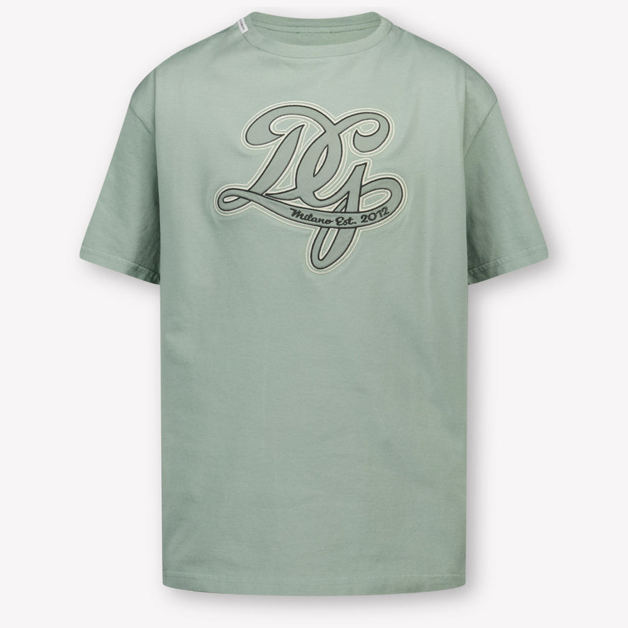Dolce & Gabbana Kinder Jongens T-Shirt In Licht Groen