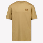 Dolce & Gabbana Kinder Jongens T-Shirt In Beige