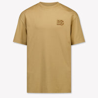 Dolce & Gabbana Kinder Jongens T-Shirt In Beige